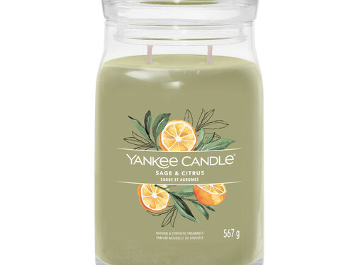 Yankee Candle Sage & Citrus - Signature Large Jar