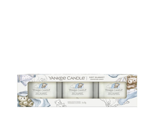 Yankee Candle Soft Blanket - Filled Votive 3-Pack