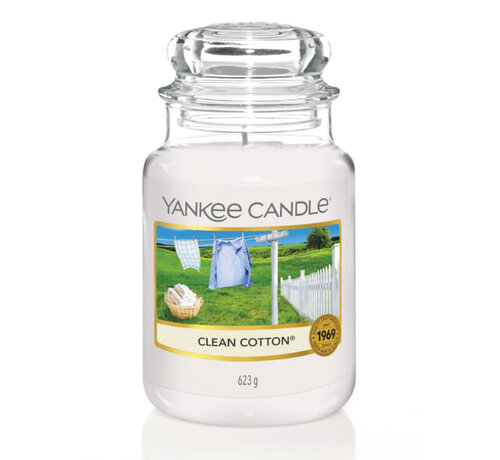 Yankee Candle Clean Cotton - Large Jar