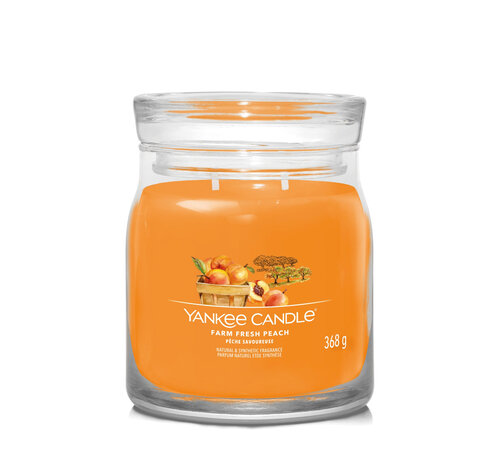 Yankee Candle  Farm Fresh Peach - Signature Medium Jar