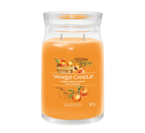 Yankee Candle  Farm Fresh Peach  - Signature Large Jar