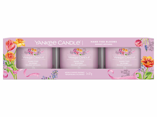 Yankee Candle Hand Tied Blooms - Filled Votive 3-Pack