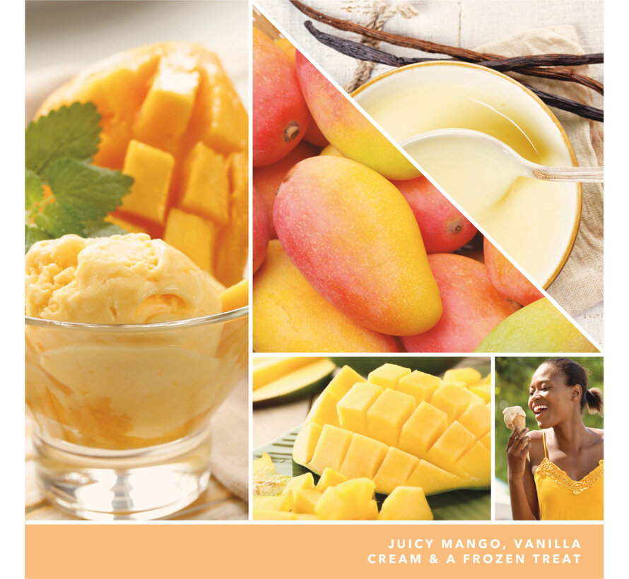 Mango Ice Cream - Filled Votive