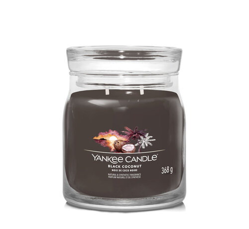 Yankee Candle Black Coconut - Signature Medium Jar