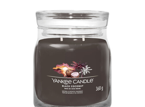 Yankee Candle Black Coconut - Signature Medium Jar