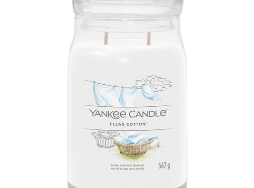 Yankee Candle Clean Cotton - Signature Large Jar