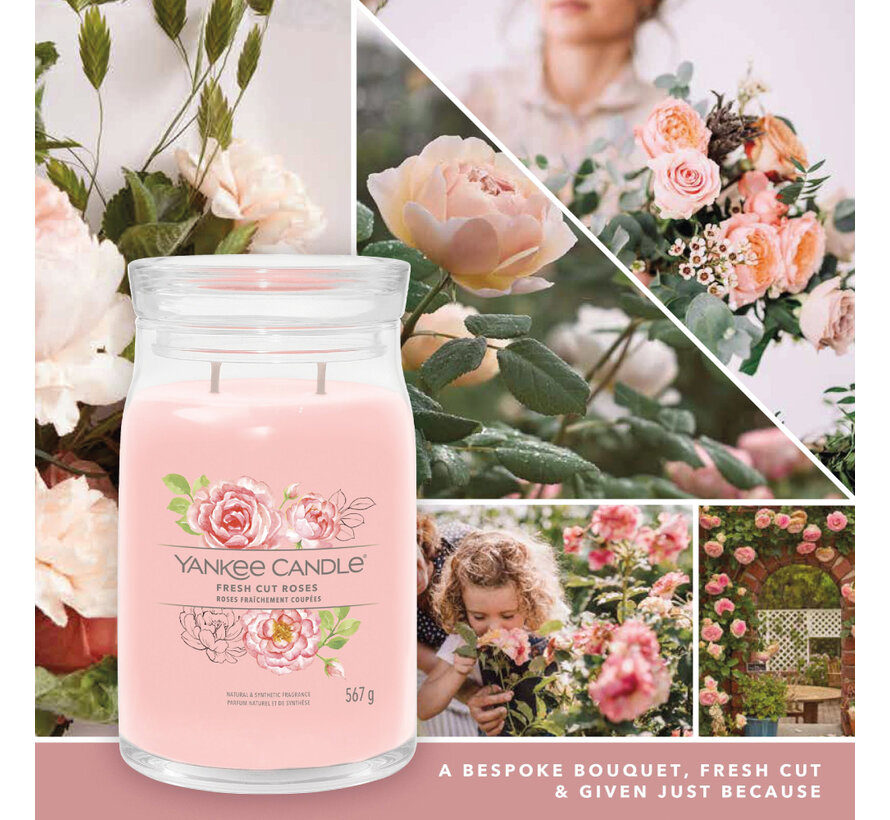 Fresh Cut Roses - Signature Large Jar