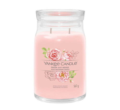 Yankee Candle Fresh Cut Roses - Signature Large Jar