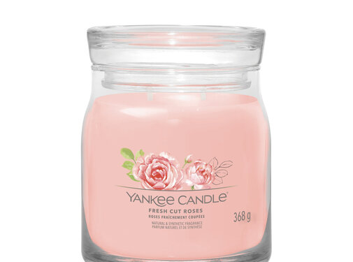 Yankee Candle Fresh Cut Roses - Signature Medium Jar
