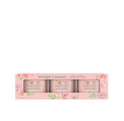 Yankee Candle Fresh Cut Roses - Filled Votive 3-Pack