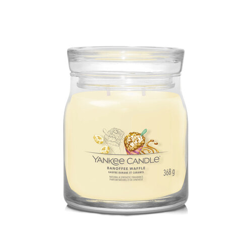 Yankee Candle Banoffee Waffle - Signature Medium Jar