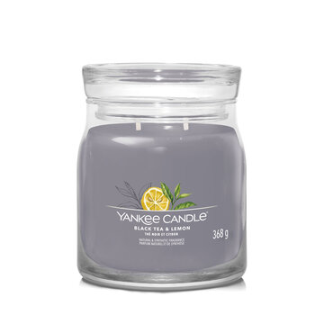 Yankee Candle Black Tea & Lemon - Signature Medium Jar