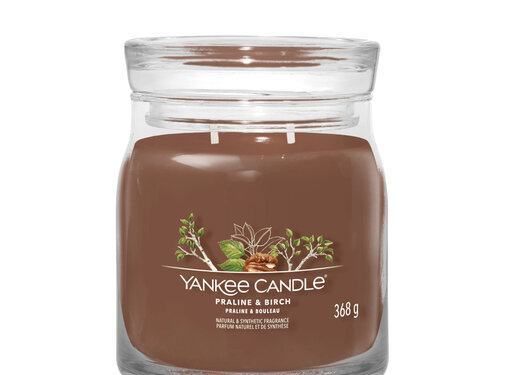 Yankee Candle Praline & Birch - Signature Medium Jar