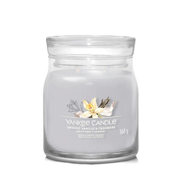 Yankee Candle Smoked Vanilla & Cashmere - Signature Medium Jar