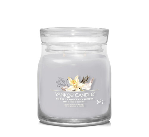 Yankee Candle Smoked Vanilla & Cashmere - Signature Medium Jar