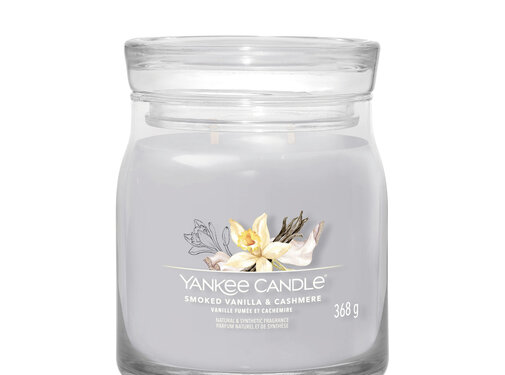 Yankee Candle Smoked Vanilla & Cashmere - Signature Medium Jar