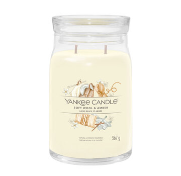 Yankee Candle Soft Wool & Amber - Signature Large Jar