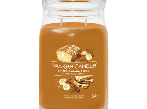 Yankee Candle Spiced Banana Bread - Signature Large Jar