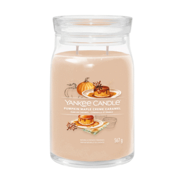 Yankee Candle Pumpkin Maple Crème Caramel - Signature Large Jar