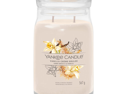 Yankee Candle Vanilla Creme Brulee - Signature Large Jar
