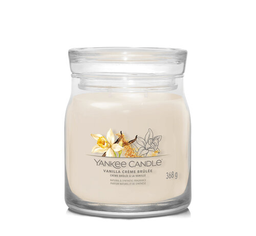 Yankee Candle Vanilla Creme Brulee - Signature Medium Jar