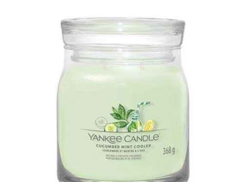 Yankee Candle Cucumber Mint Cooler - Signature Medium Jar