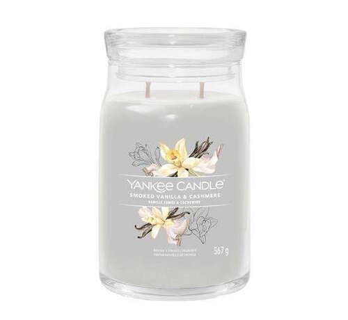 Yankee Candle Smoked Vanilla & Cashmere - Signature Large Jar