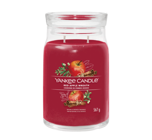 Yankee Candle Red Apple Wreath - Signature Large Jar