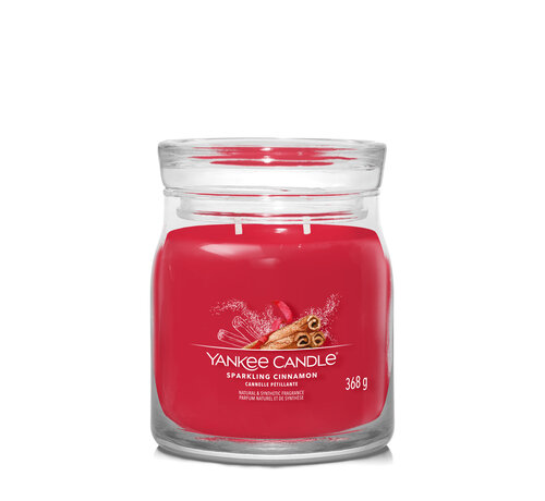 Yankee Candle Sparkling Cinnamon - Signature Medium Jar