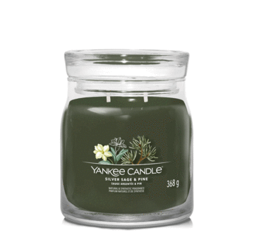 Yankee Candle Silver Sage & Pine - Signature Medium Jar