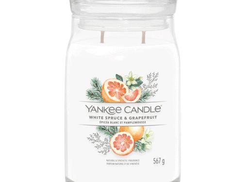 Yankee Candle White Spruce & Grapefruit - Signature Large Jar