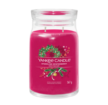 Yankee Candle Sparkling Winterberry - Signature Large Jar