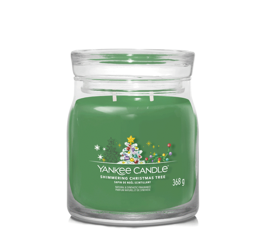 Shimmering Christmas Tree - Signature Medium Jar