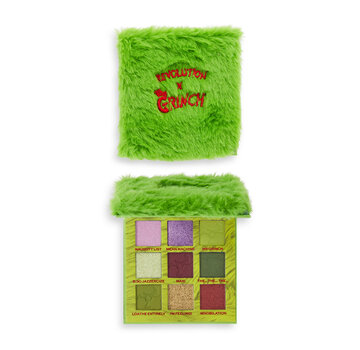 Makeup Revolution x The Grinch - Mean One Eyeshadow Palette