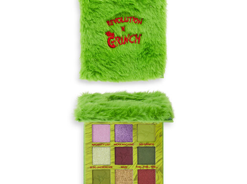 Makeup Revolution x The Grinch - Mean One Eyeshadow Palette