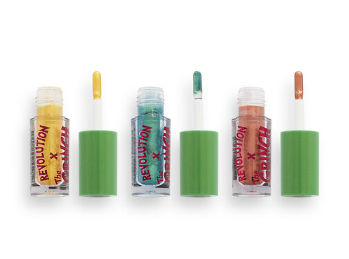 Makeup Revolution x The Grinch - Don’t Give A Grinch Liquid Eyeshadow Set
