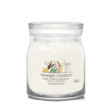 Yankee Candle Sweet Vanilla Horchata - Signature Medium Jar