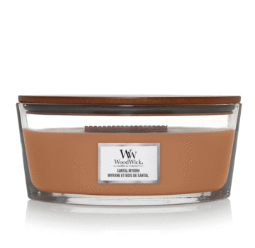 WoodWick Santal Myrrh - Ellipse Candle