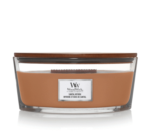 WoodWick Santal Myrrh - Ellipse Candle