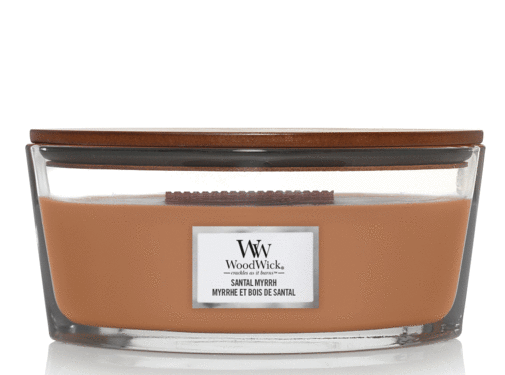 WoodWick Santal Myrrh - Ellipse Candle