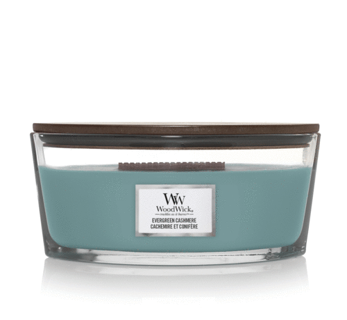 WoodWick Evergreen Cashmere - Ellipse Candle