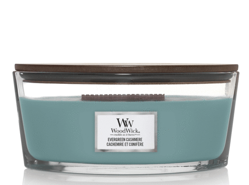 WoodWick Evergreen Cashmere - Ellipse Candle