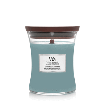 WoodWick Evergreen Cashmere - Medium Candle