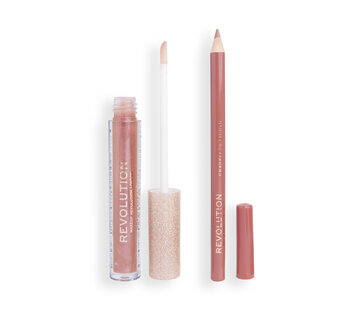 Makeup Revolution Ultimate Lights Shimmer Lip Kit - Chauffeur Lights