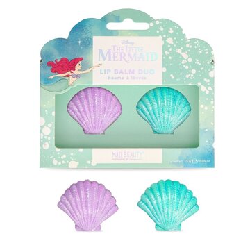 Mad Beauty x Disney - Little Mermaid Shell Lip Balm Duo