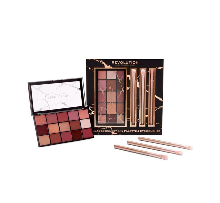 Reloaded Sunset Sky Palette & Eye Brush Gift Set