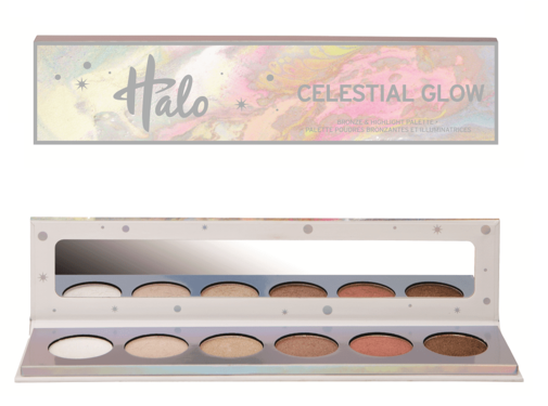 Technic Halo Celestial Glow Bronze & Highlight Palette