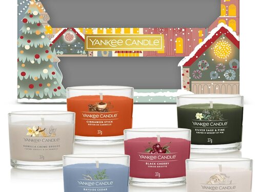 Yankee Candle Passport to the Holidays 6 Filled Votive Gift Set