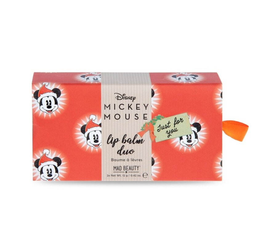 x Disney Mickey Jingle All The Way Lip Balm Duo