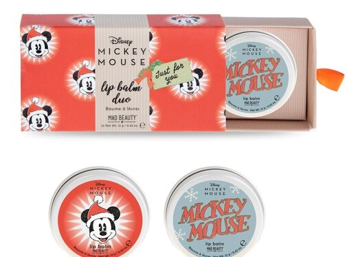 Mad Beauty x Disney Mickey Jingle All The Way Lip Balm Duo